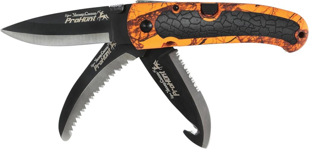 Couteau de Chasse Pliant Keos 3 Lames de Verney-Carron