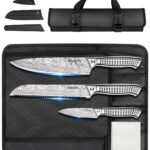 Lot de 10 Couteaux de Cuisine Japonais MOSFiATA