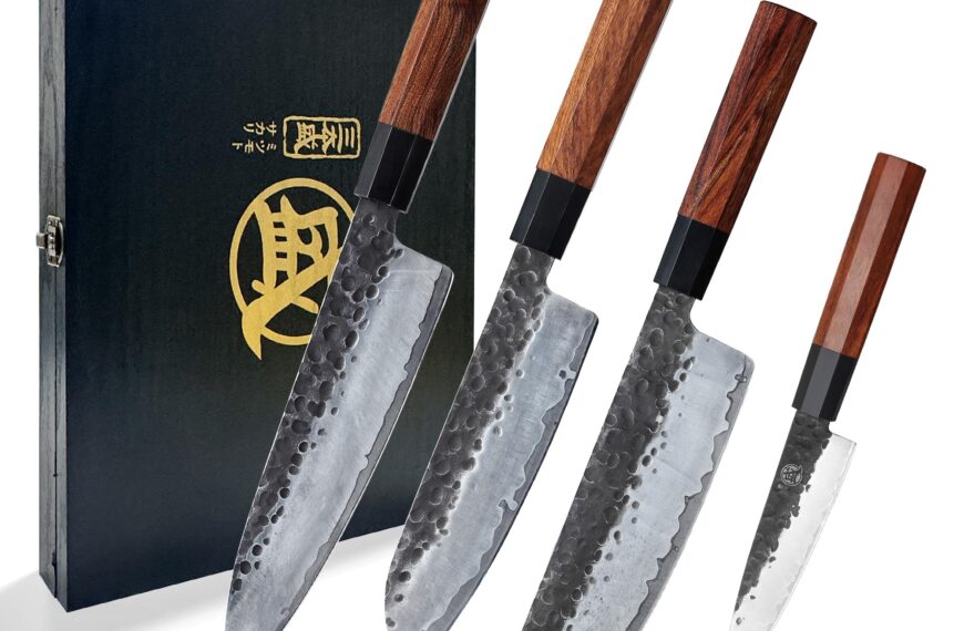 MITSUMOTO SAKARI Set de 4 couteaux de cuisine japonais