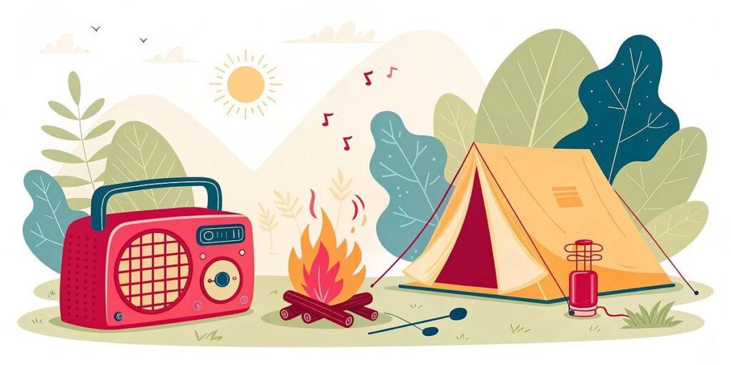 Mesqool Radio Solaire d'Urgence à Manivelle graphic