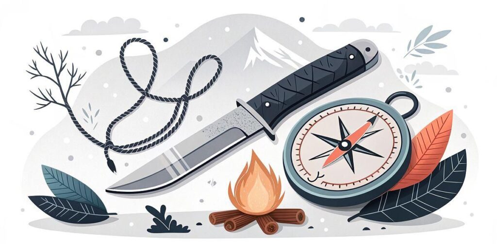 Plys Couteau de Survie 17cm graphic