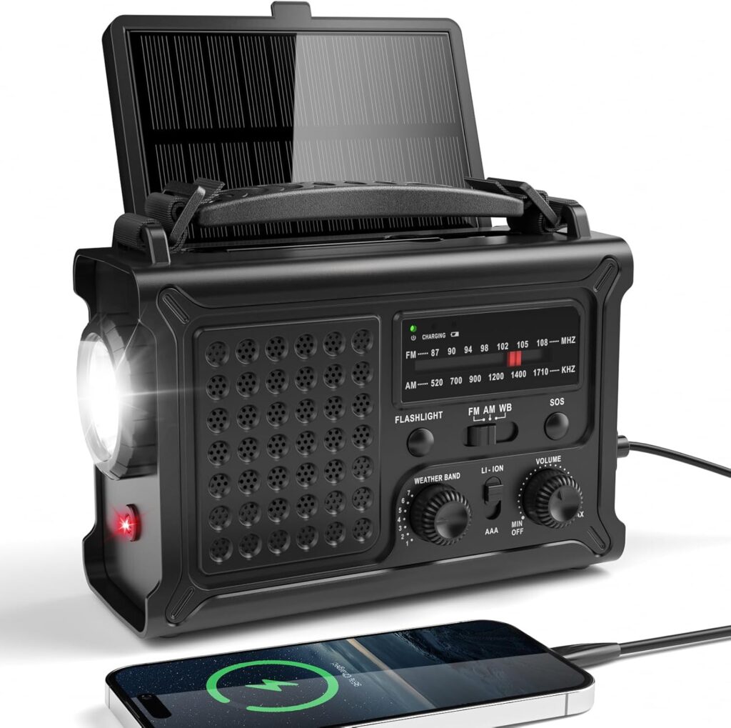 Radio Solaire AM/FM Mesqool de survie