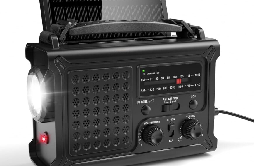 Radio Solaire AM/FM Mesqool de survie