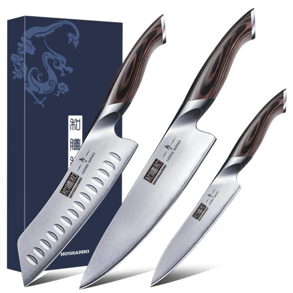 Set de 3 Couteaux de Cuisine HOSHANHO