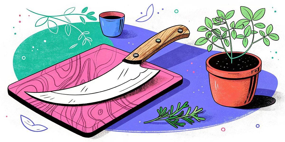 Couteau de Cuisine Japonais Ulu graphic