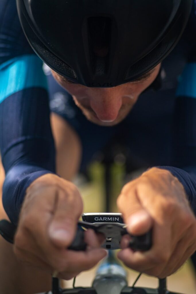 GPS de randonnée Garmin sur un vélo