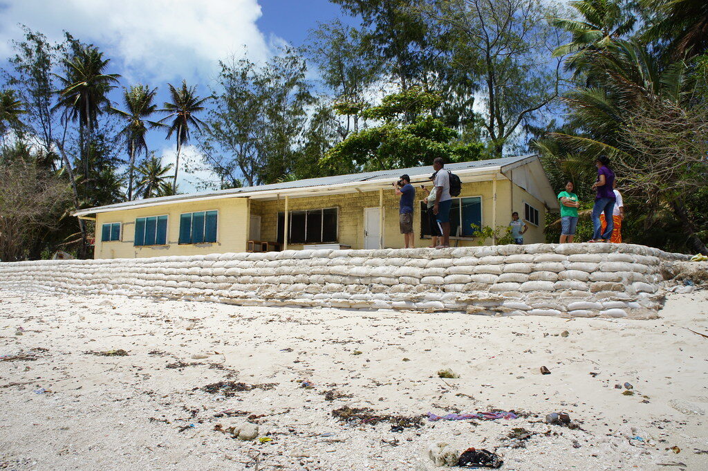 Sac de sable pour protéger maison