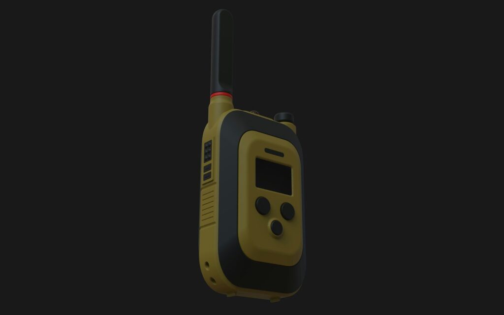 Radio portable à piles — informations d'urgence inondation