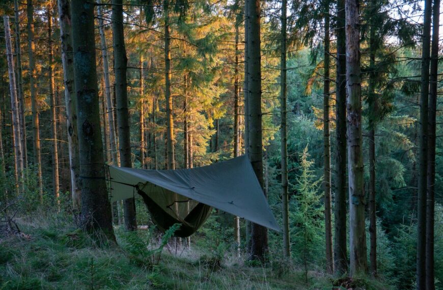 Bâche silnylon vs polyéthylène en bushcraft