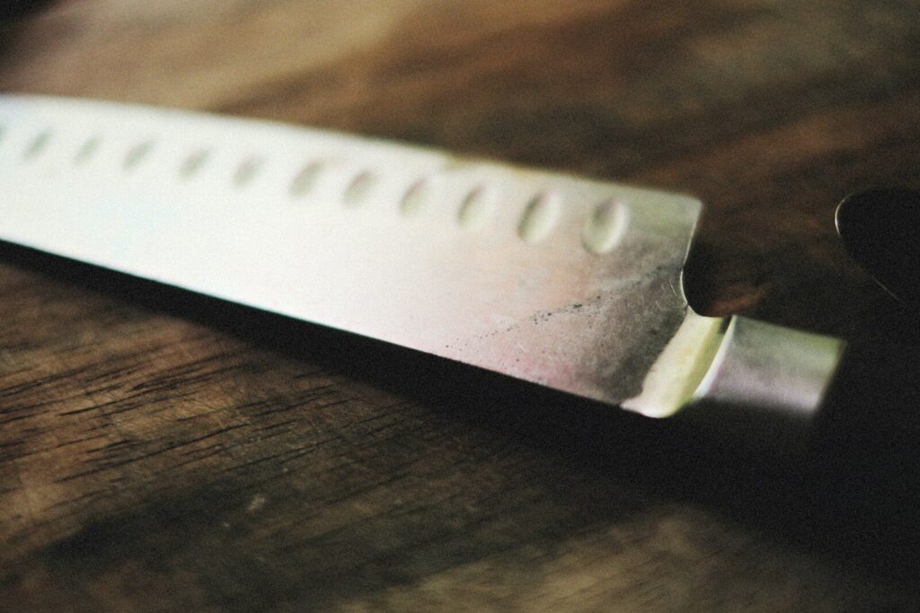Couteau depecer gibier bushcraft