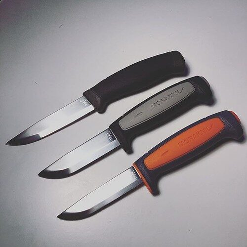 3 couteaux Morakniv