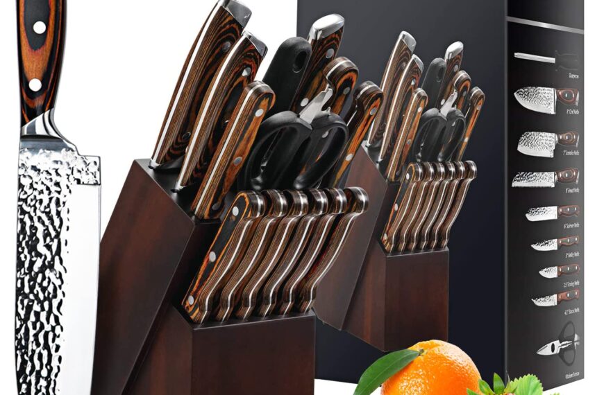 Couteaux de Cuisine Japonais Professionnels 15 Pièces