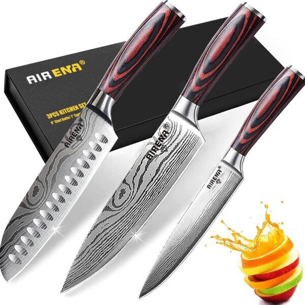 Ensemble Couteaux AIRENA 3 Pièces