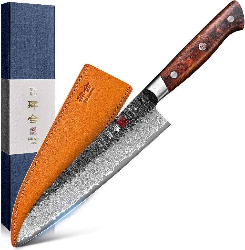 Gyuto Couteau de Cuisine Damassé 21 cm