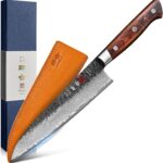 Gyuto Couteau de Cuisine Damassé 21 cm