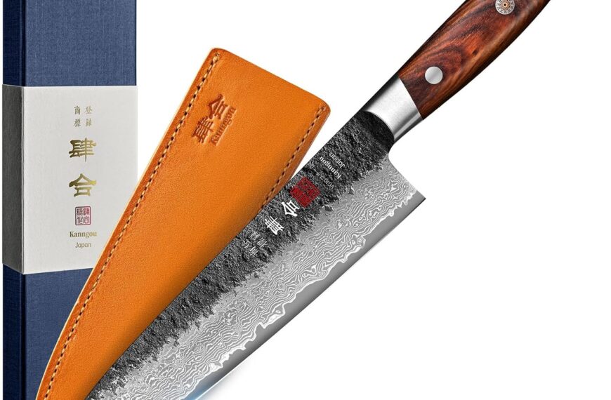 Gyuto Couteau de Cuisine Damassé 21 cm