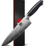 SHAN ZU KORAKA Series Couteau de Chef Japonais 20cm