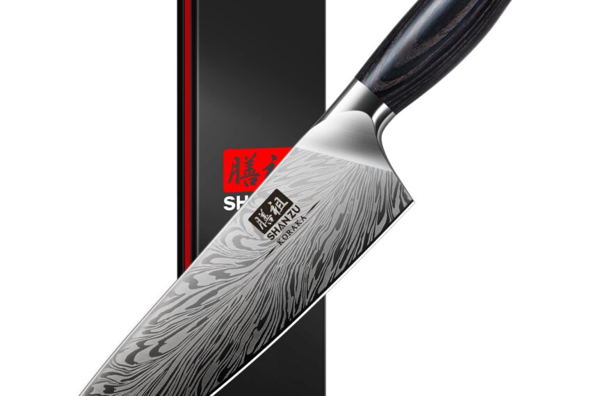 SHAN ZU KORAKA Series Couteau de Chef Japonais 20cm